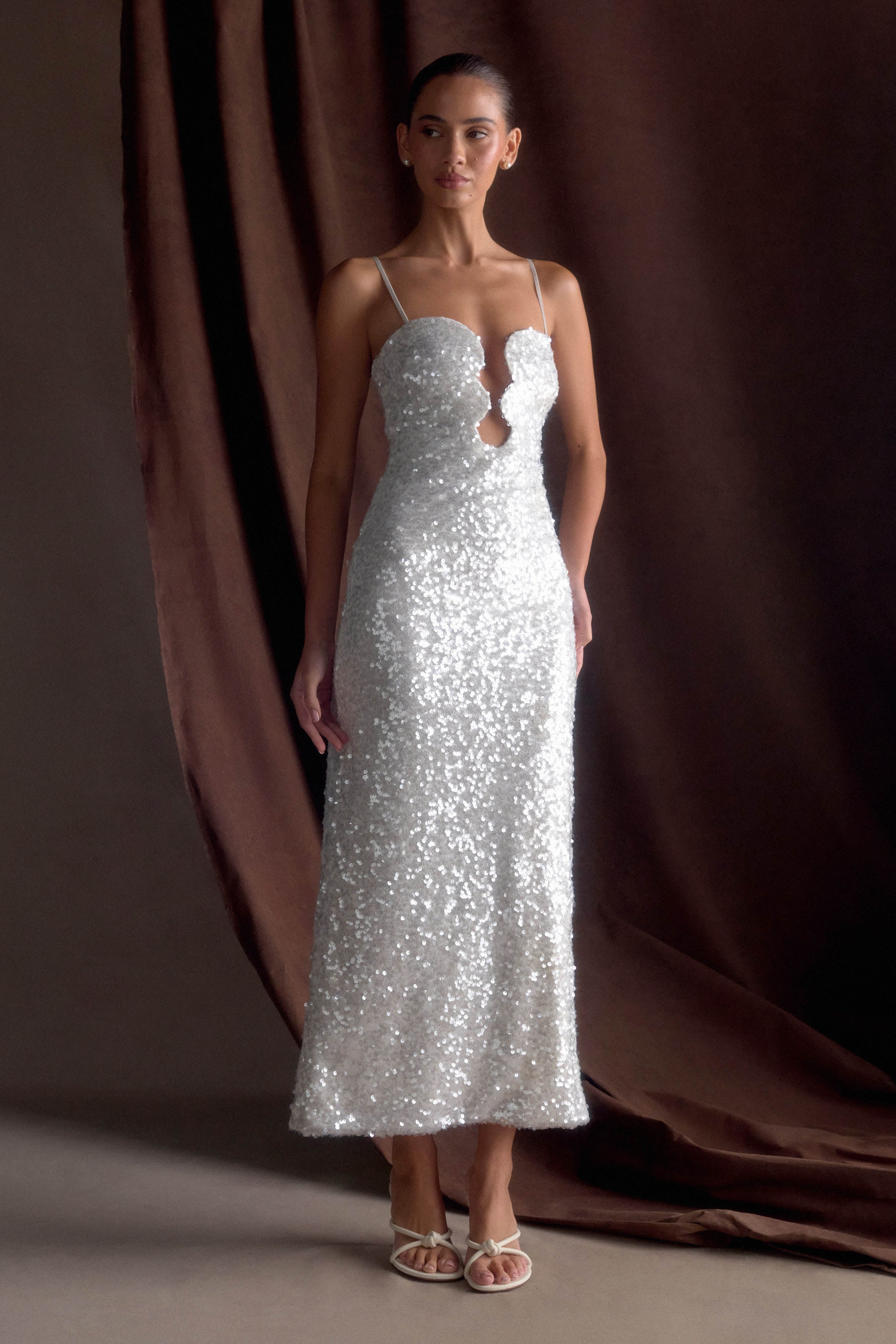 Sequin Maxi Dress