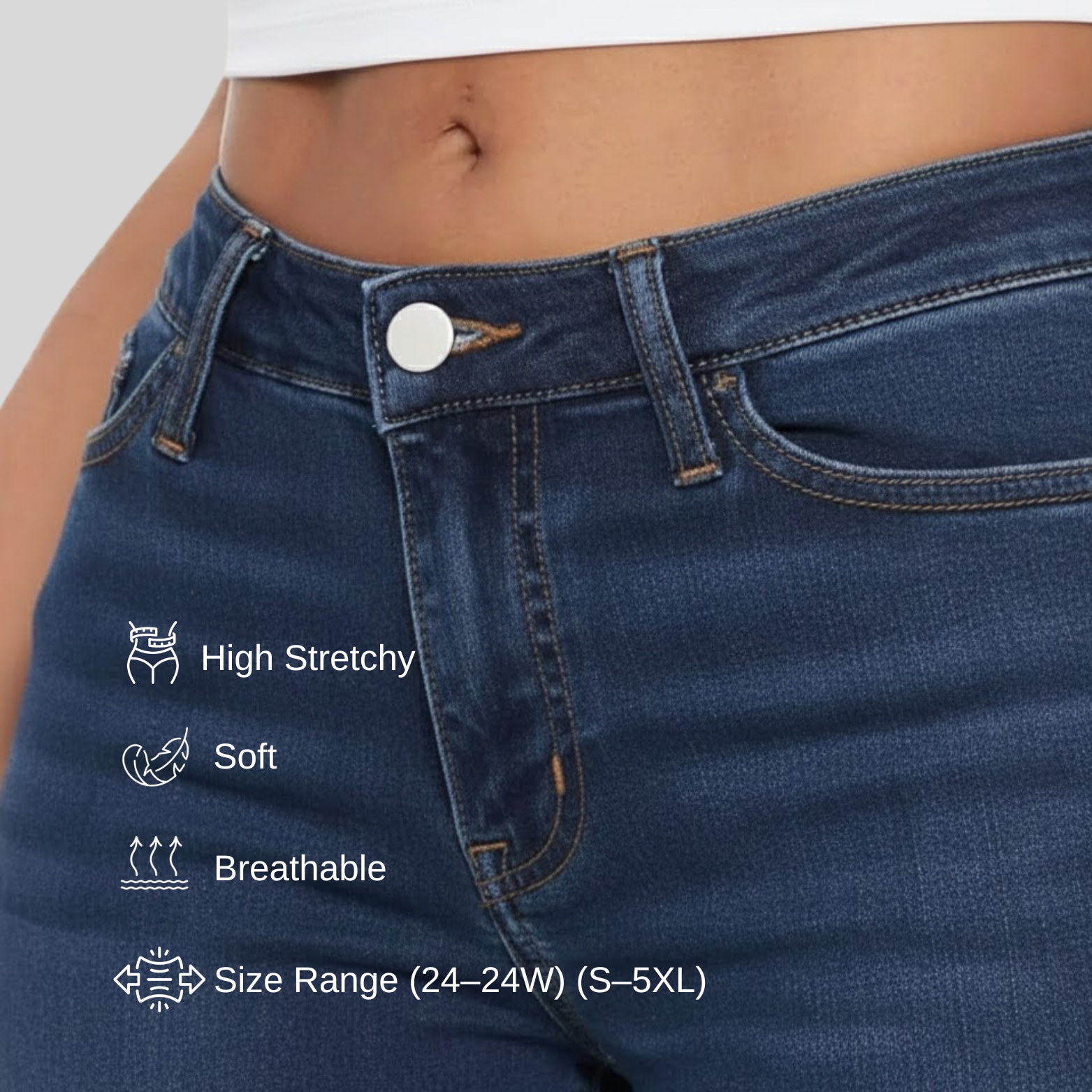 Butt Lifting Straight Jeans