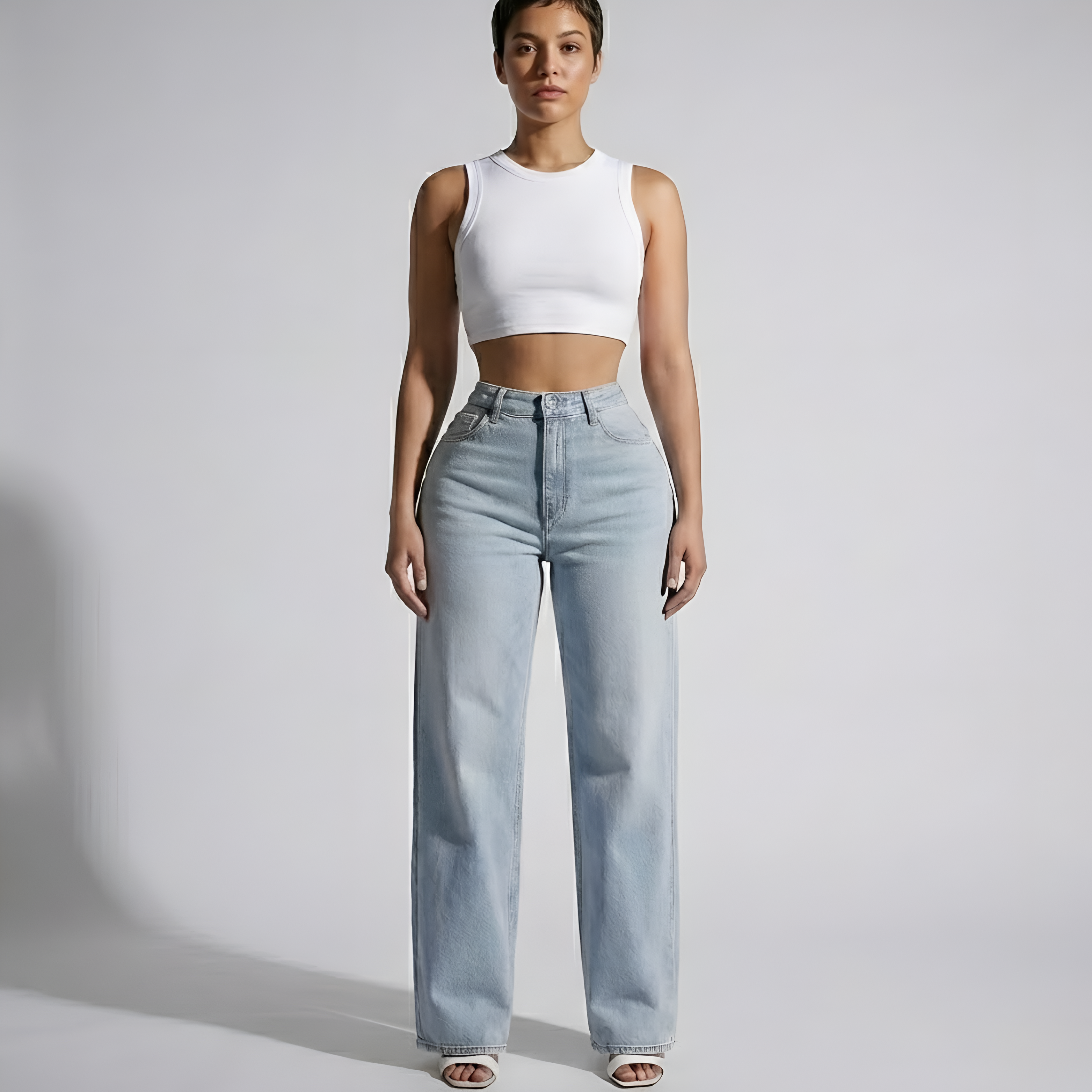 Butt Lifting Straight Jeans