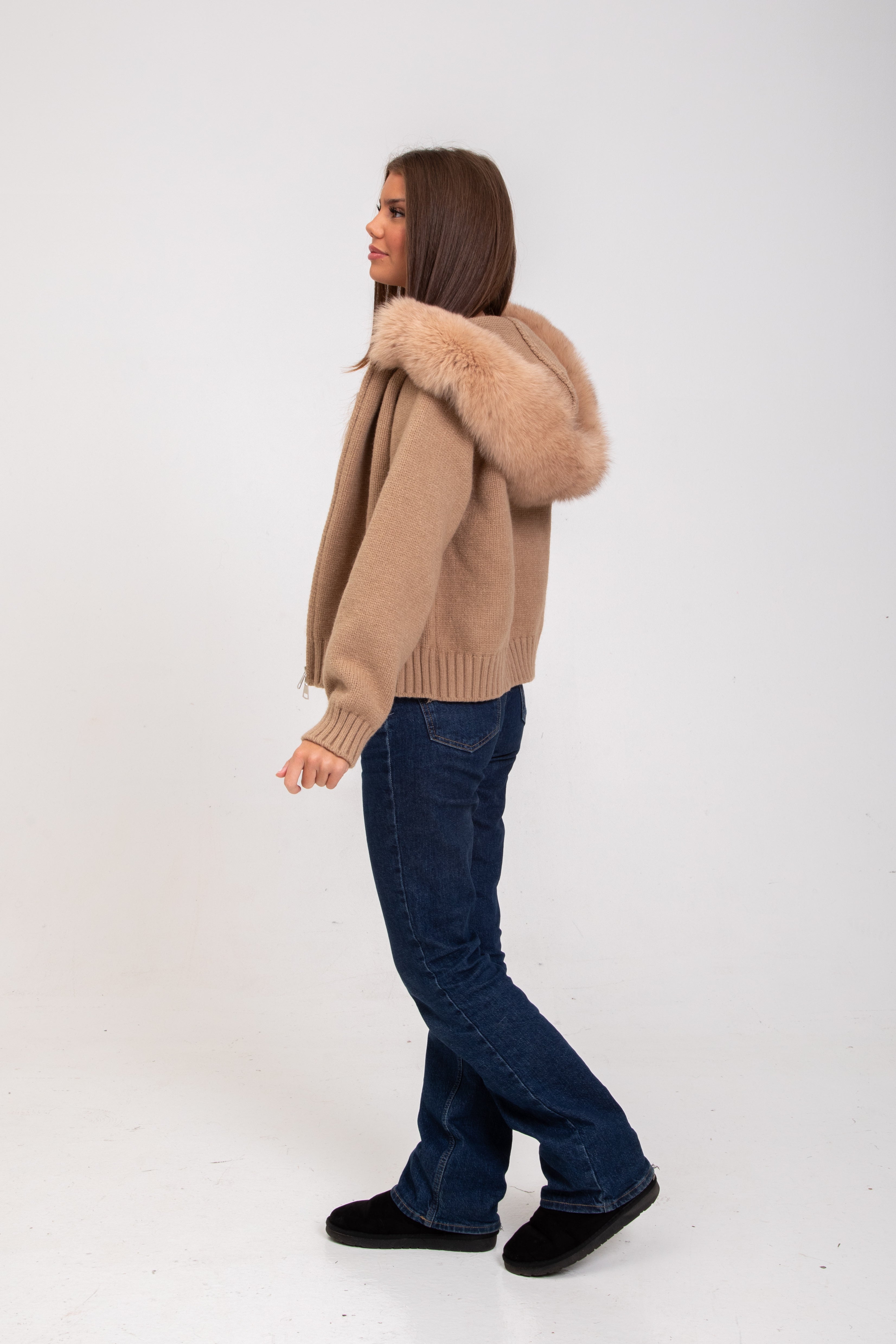 Luxe Faux Fur Collar Jacket