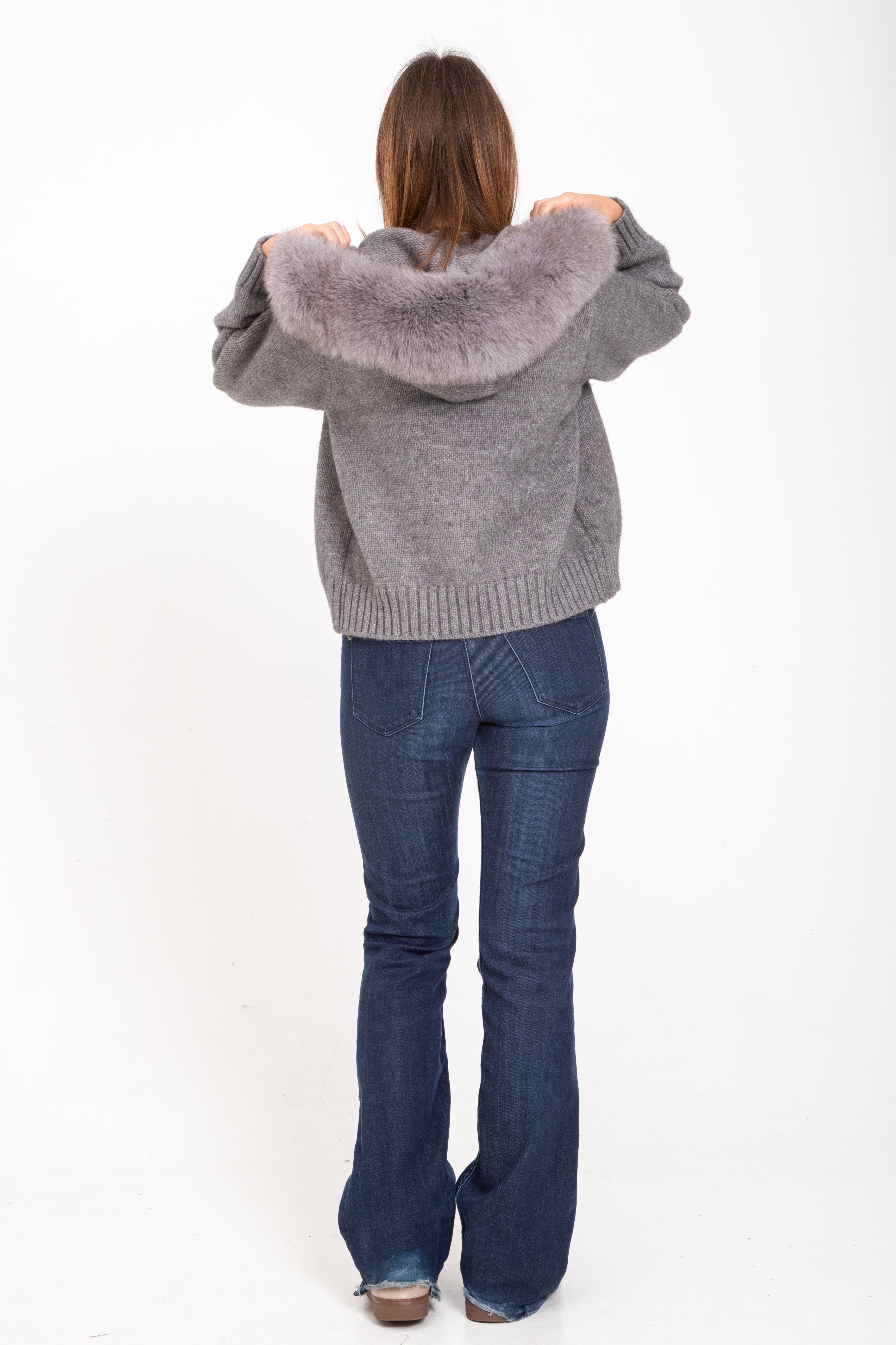 Luxe Faux Fur Collar Jacket