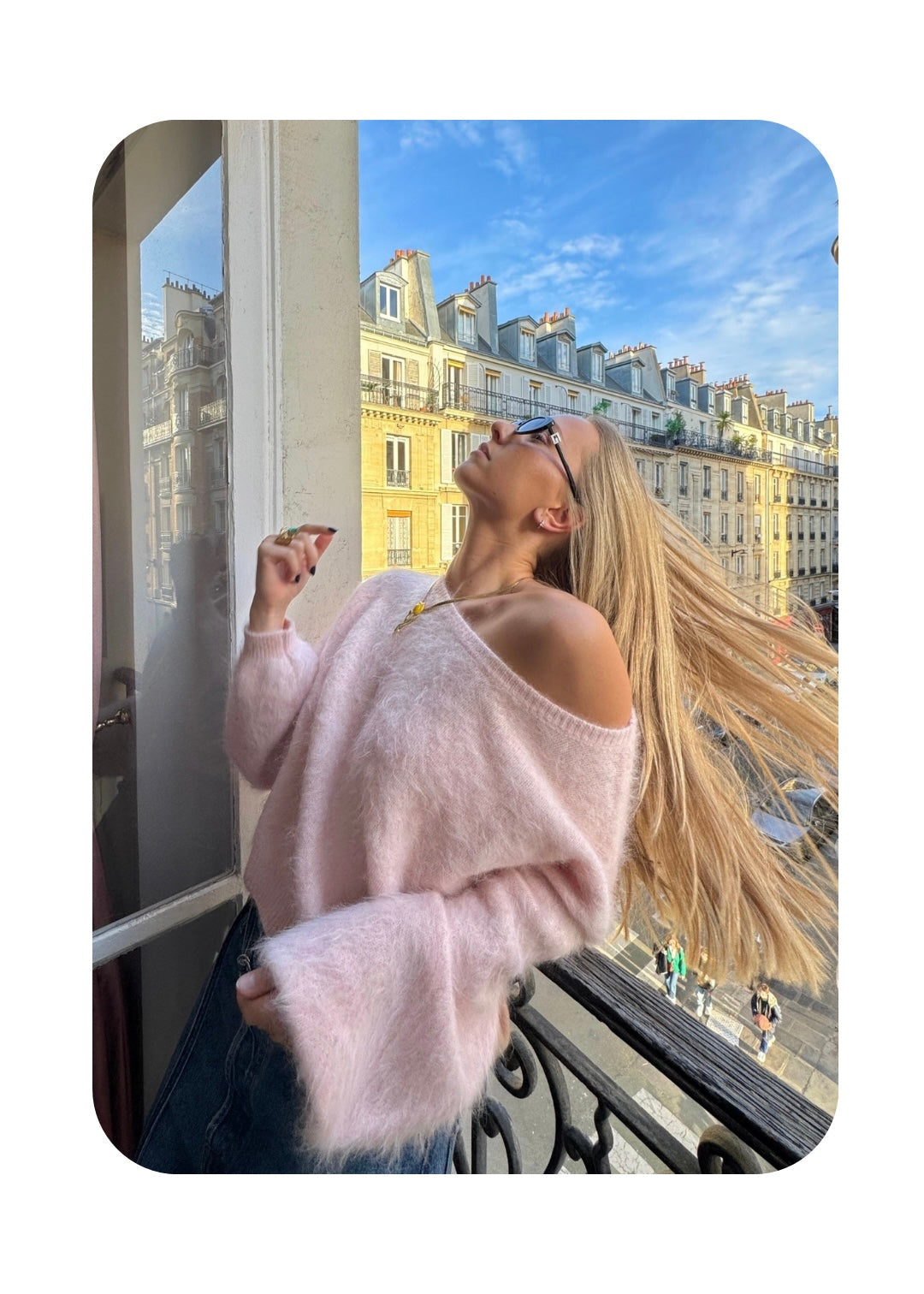 Alvii Knit Sweater Pink