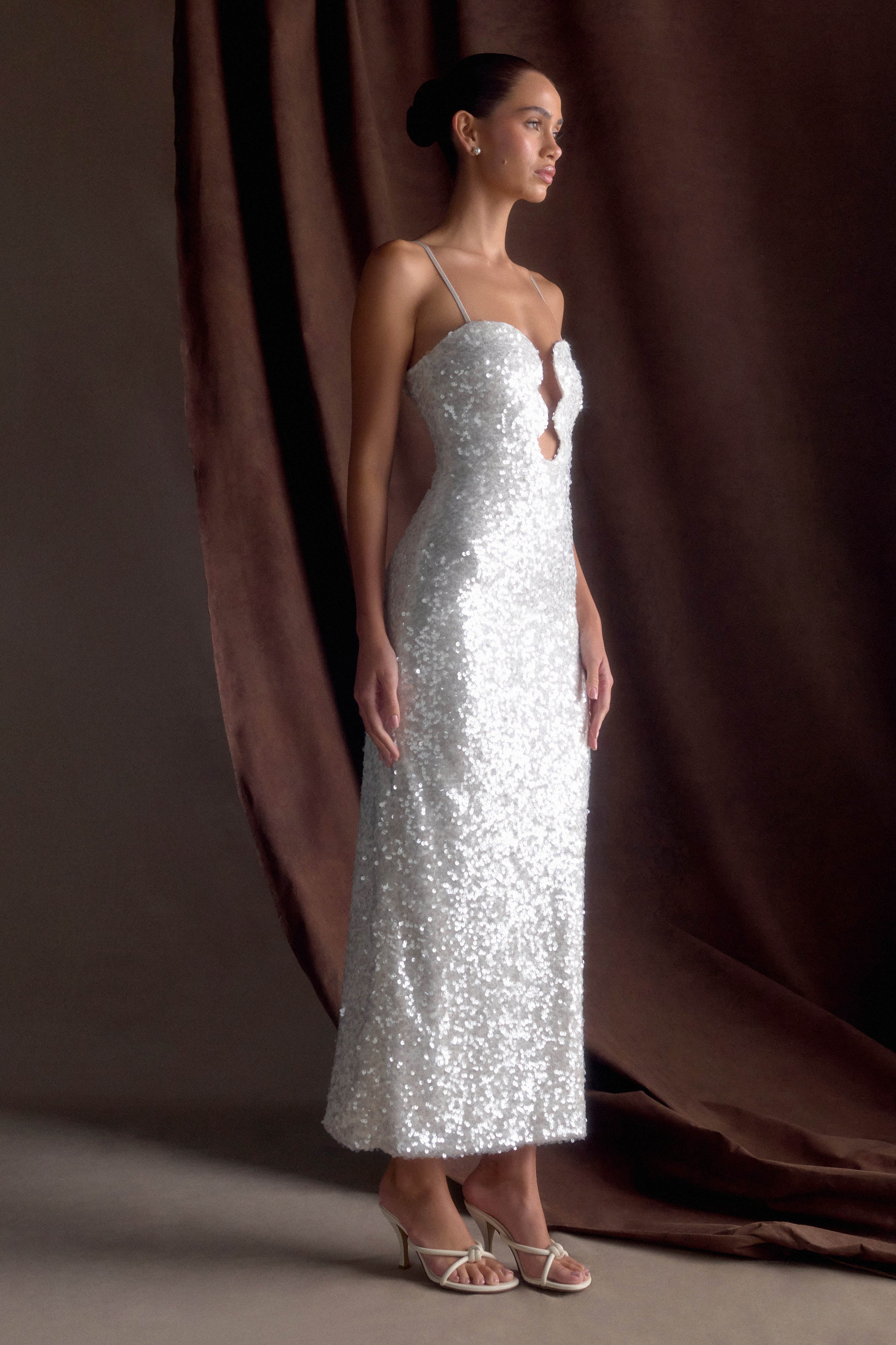 Sequin Maxi Dress