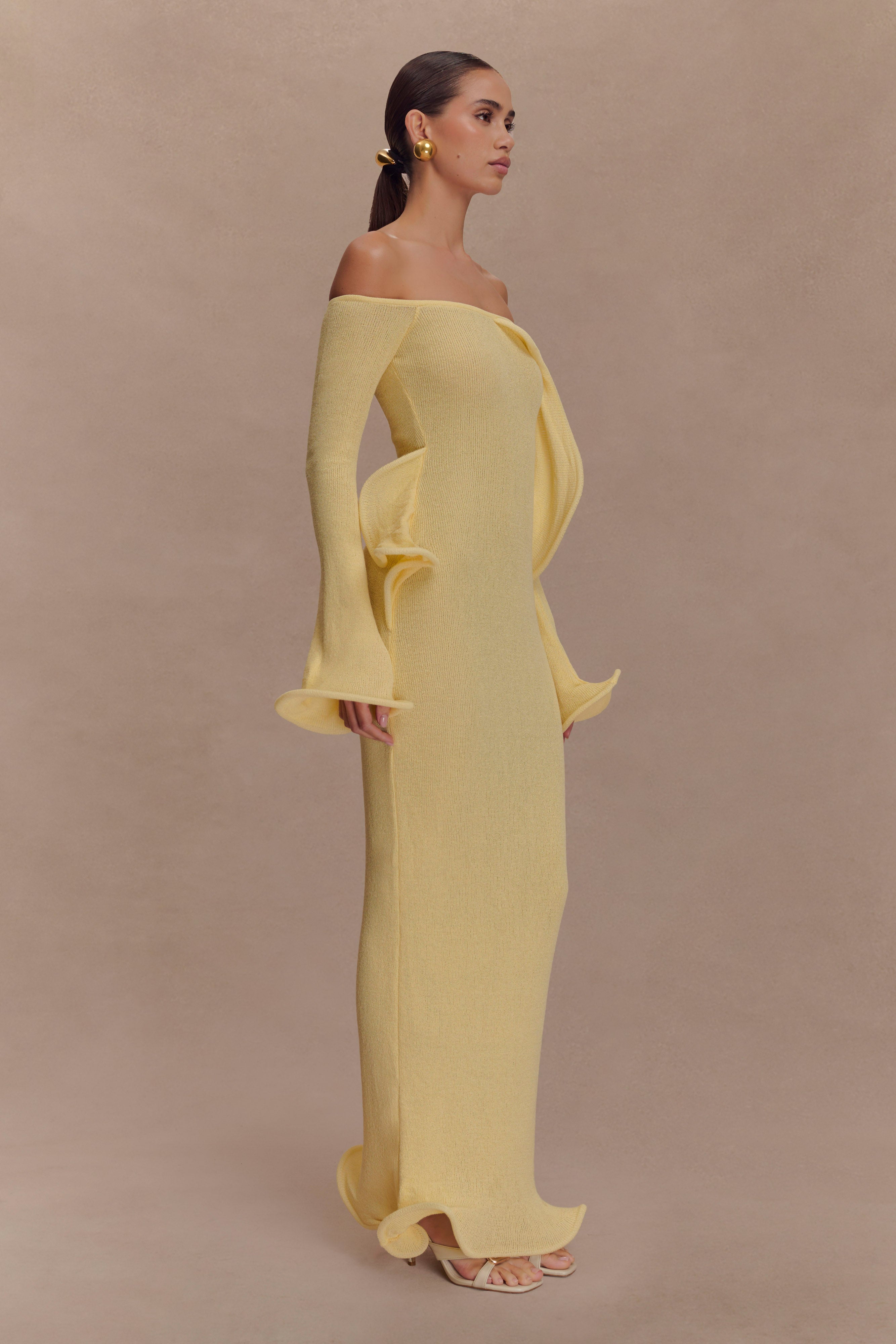 Lemon Breeze Maxi Dress