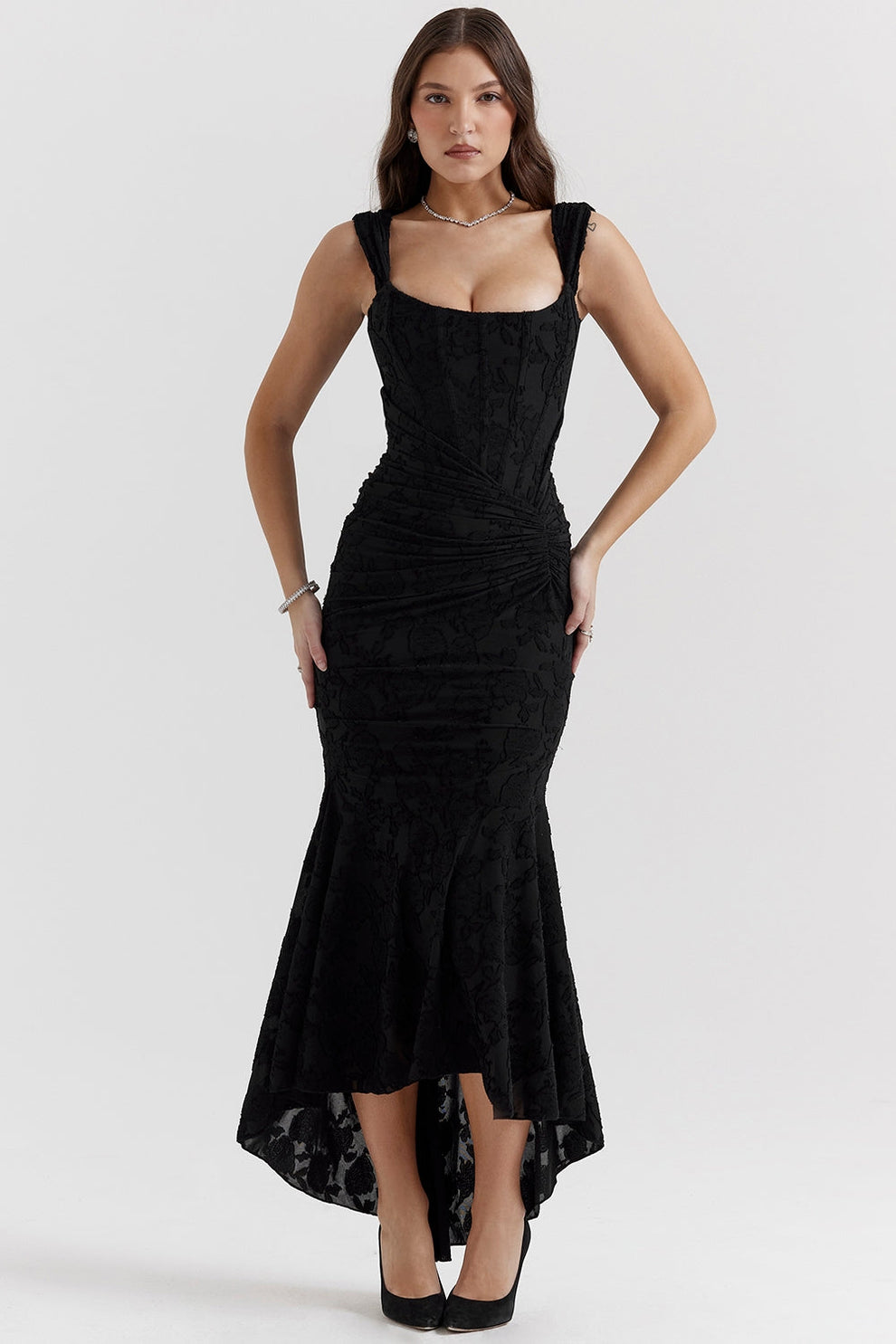 Aveline | Asymmetric Maxi Dress