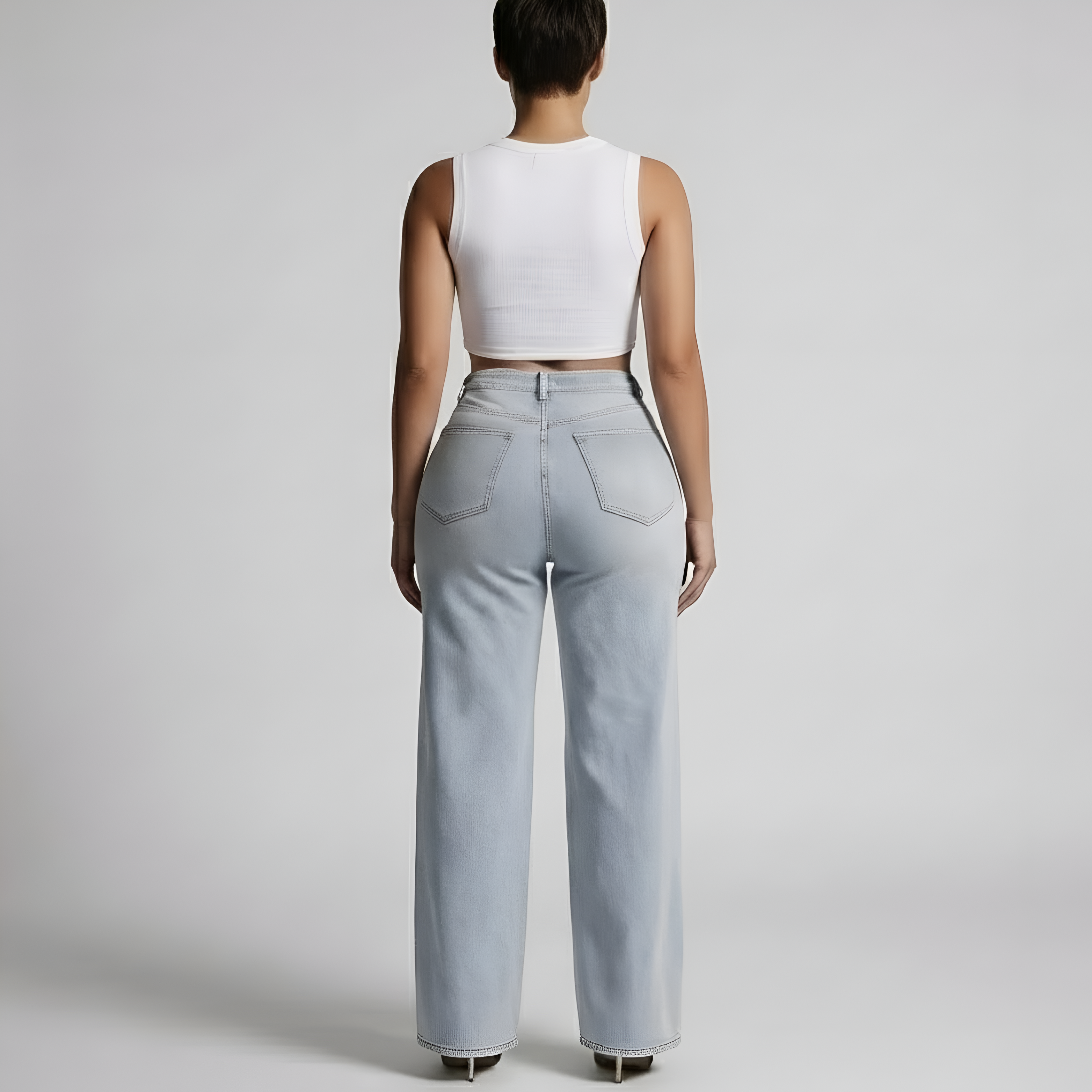 Butt Lifting Straight Jeans