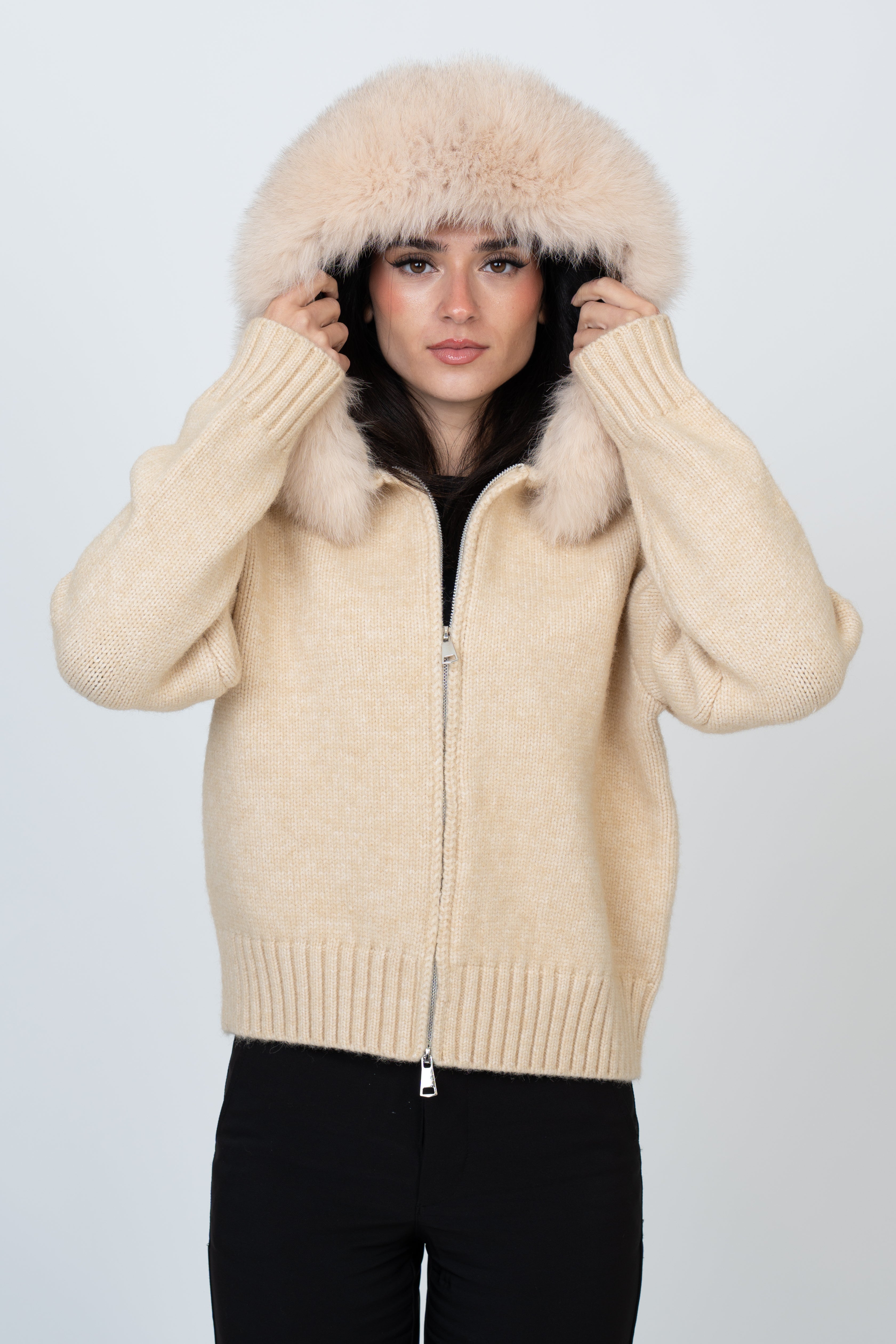 Luxe Faux Fur Collar Jacket