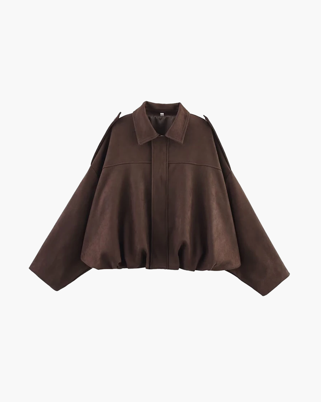 Amber Suede Bomber Jacket