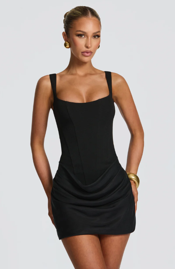 Seraphina | Satin Mini Dress
